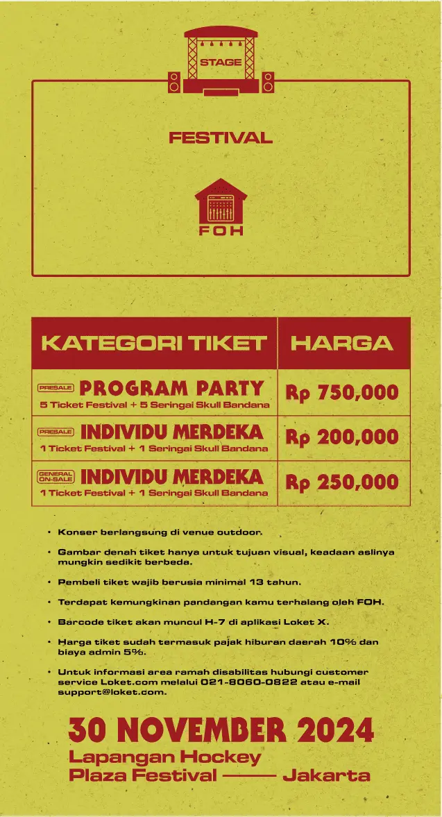 Informasi Tiket